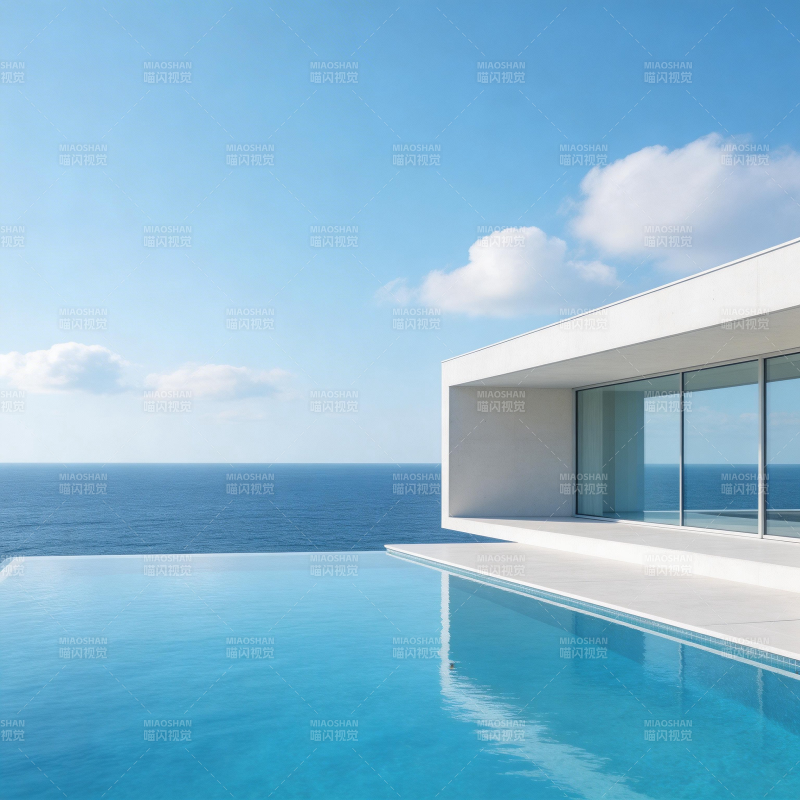 海天一色泳池居图片