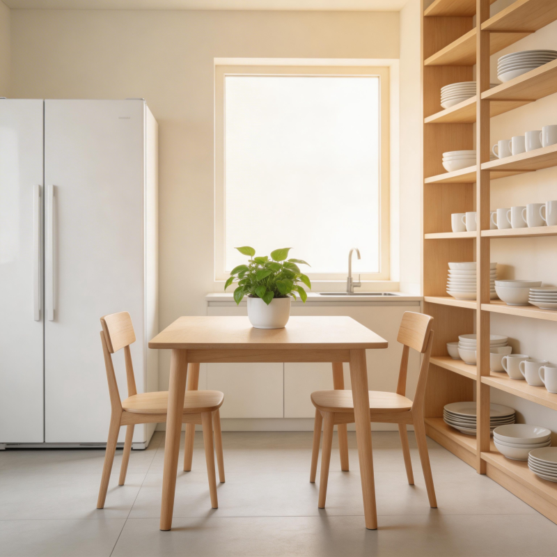 简约厨房餐桌椅图片