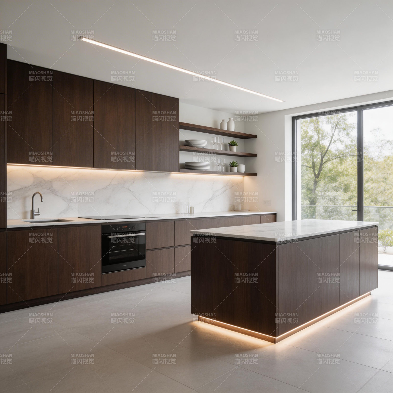 现代简约厨房设计图片