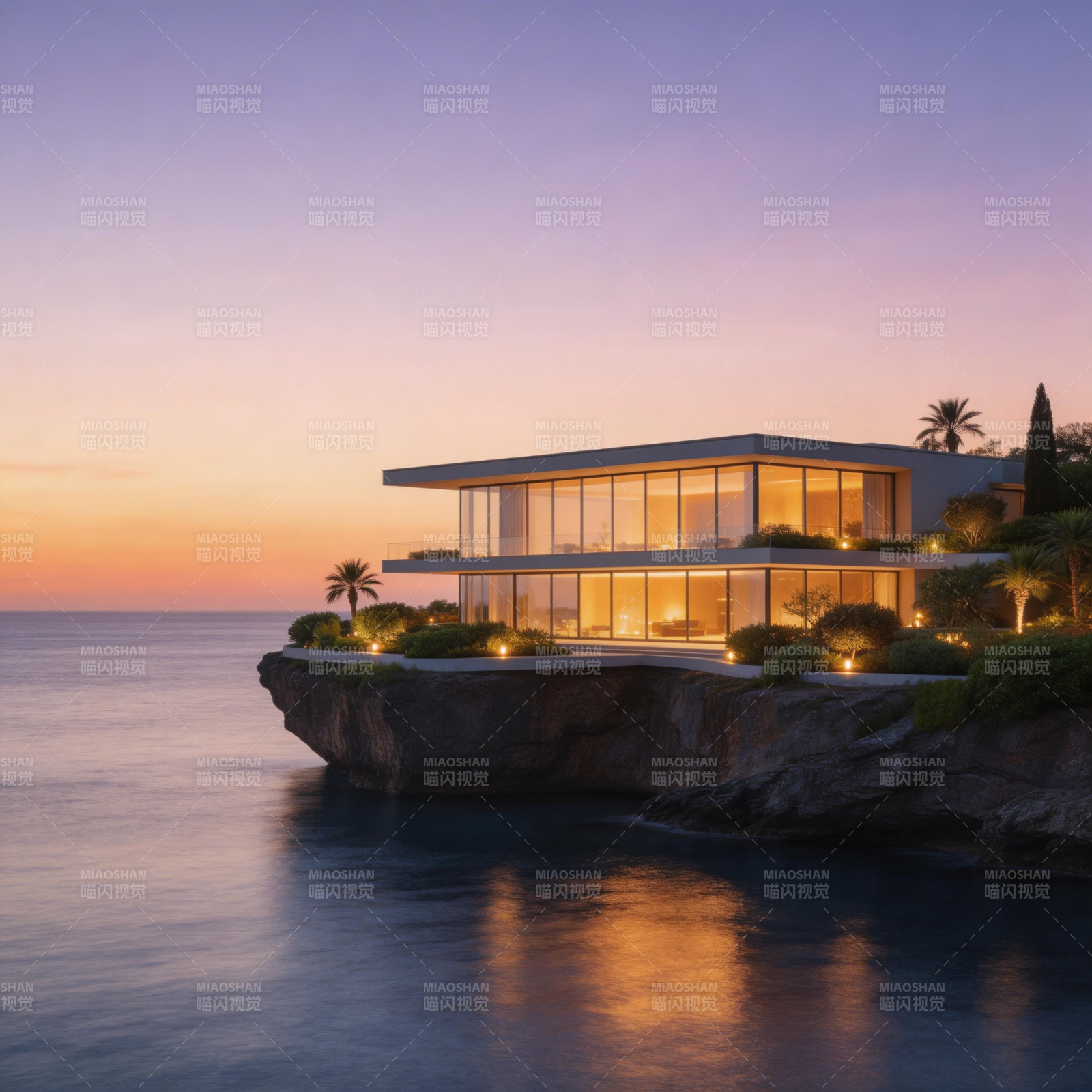 悬崖海景豪宅图片