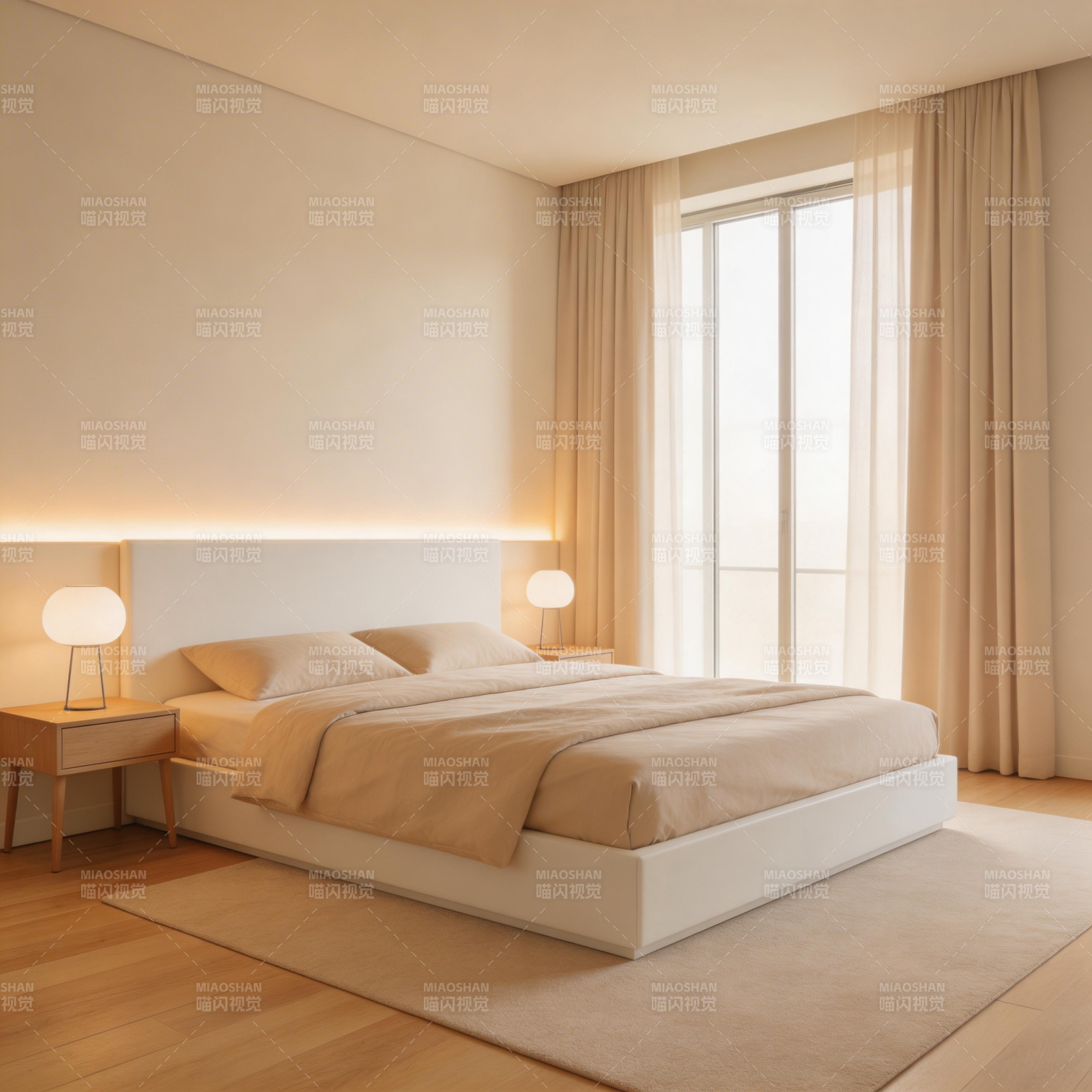 温馨简约卧室图片