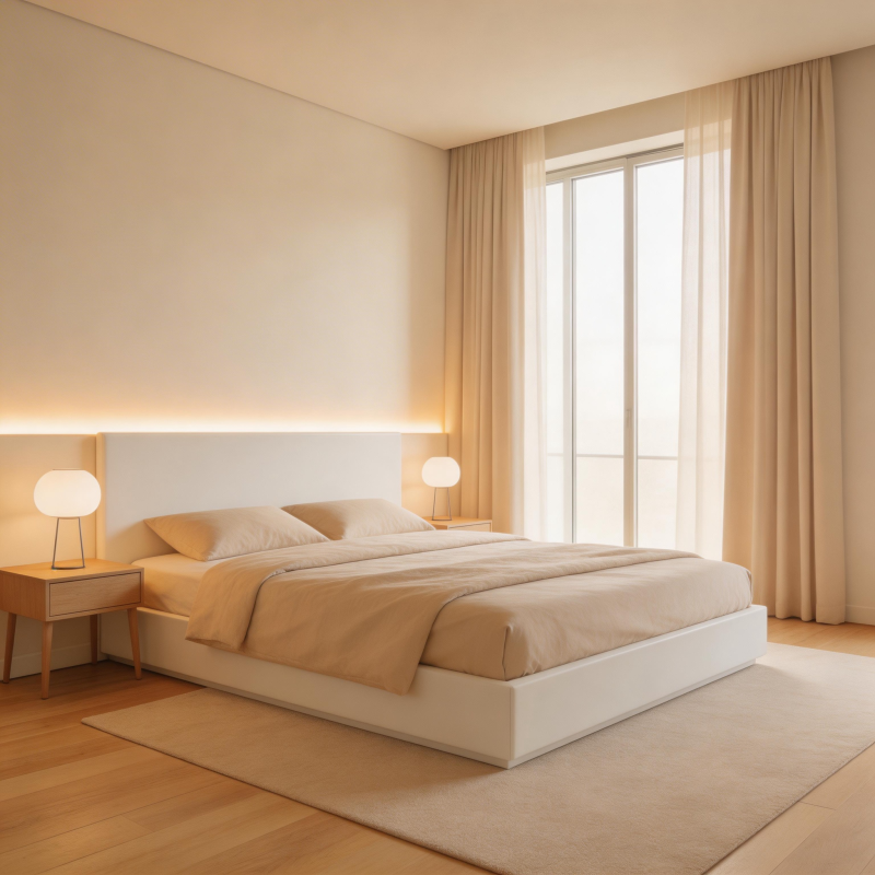 温馨简约卧室图片