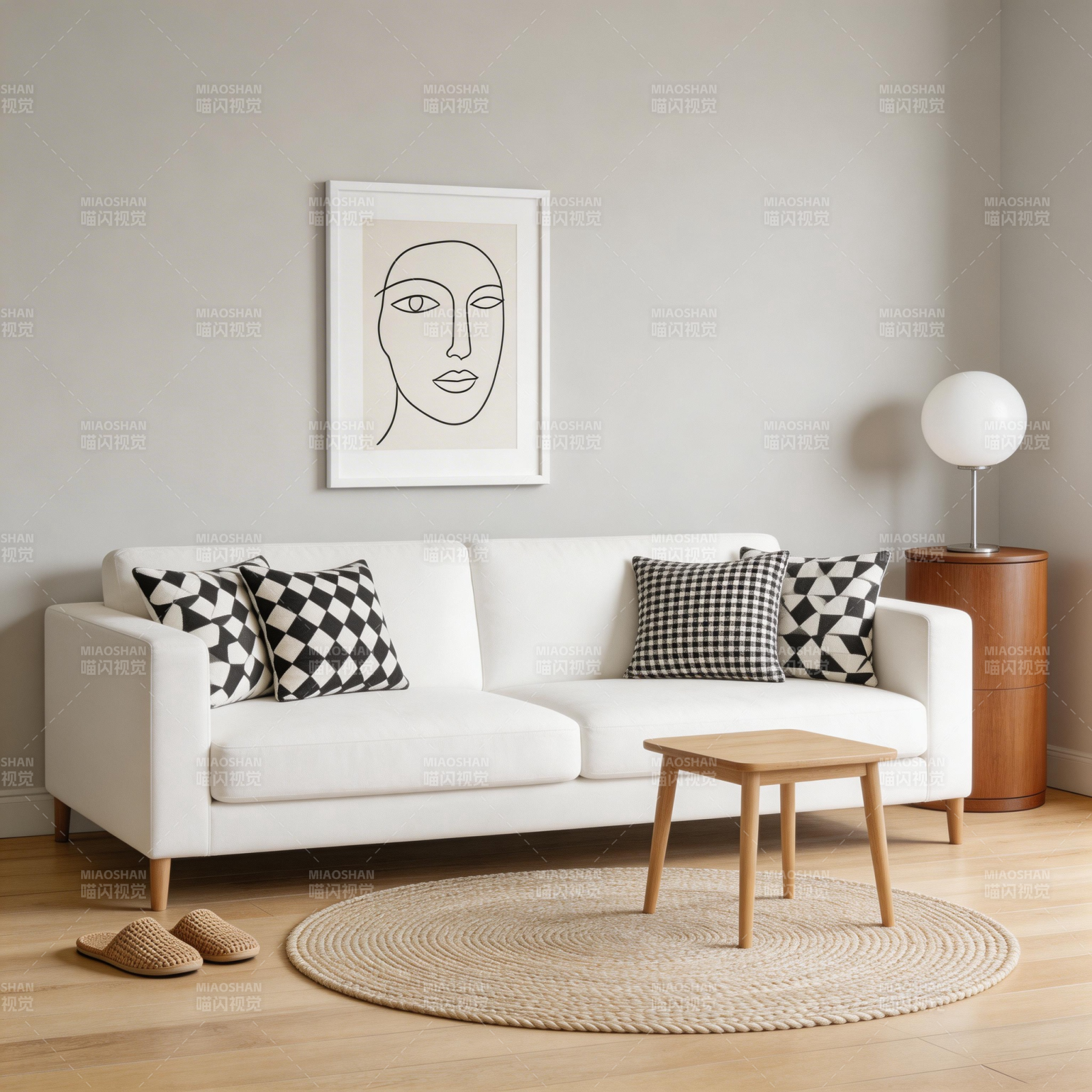 简约客厅布置图片