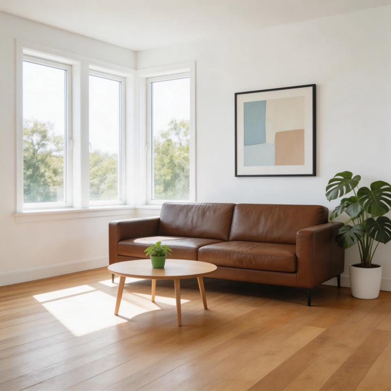 简约客厅 阳光满屋图片