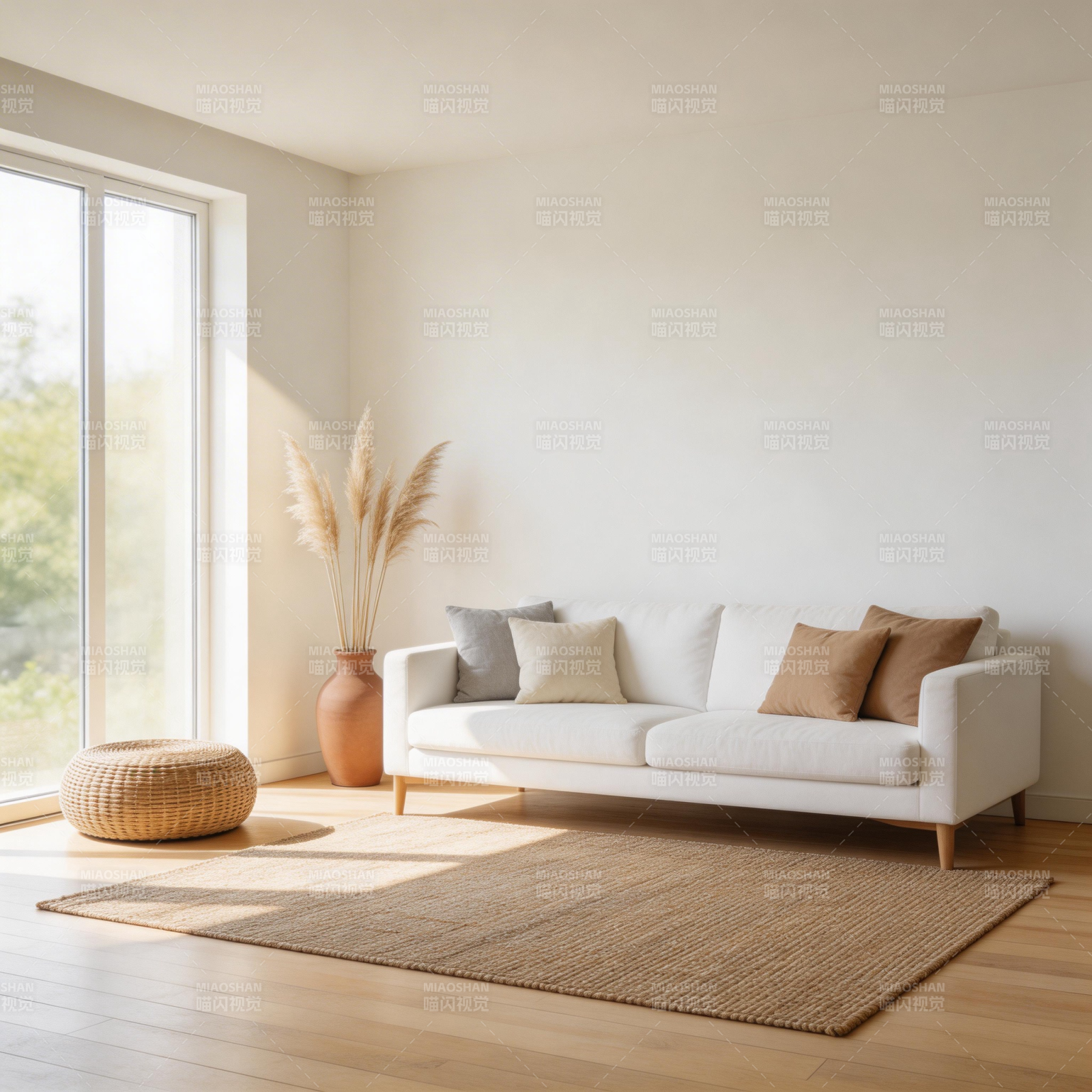 简约客厅 自然光满溢图片