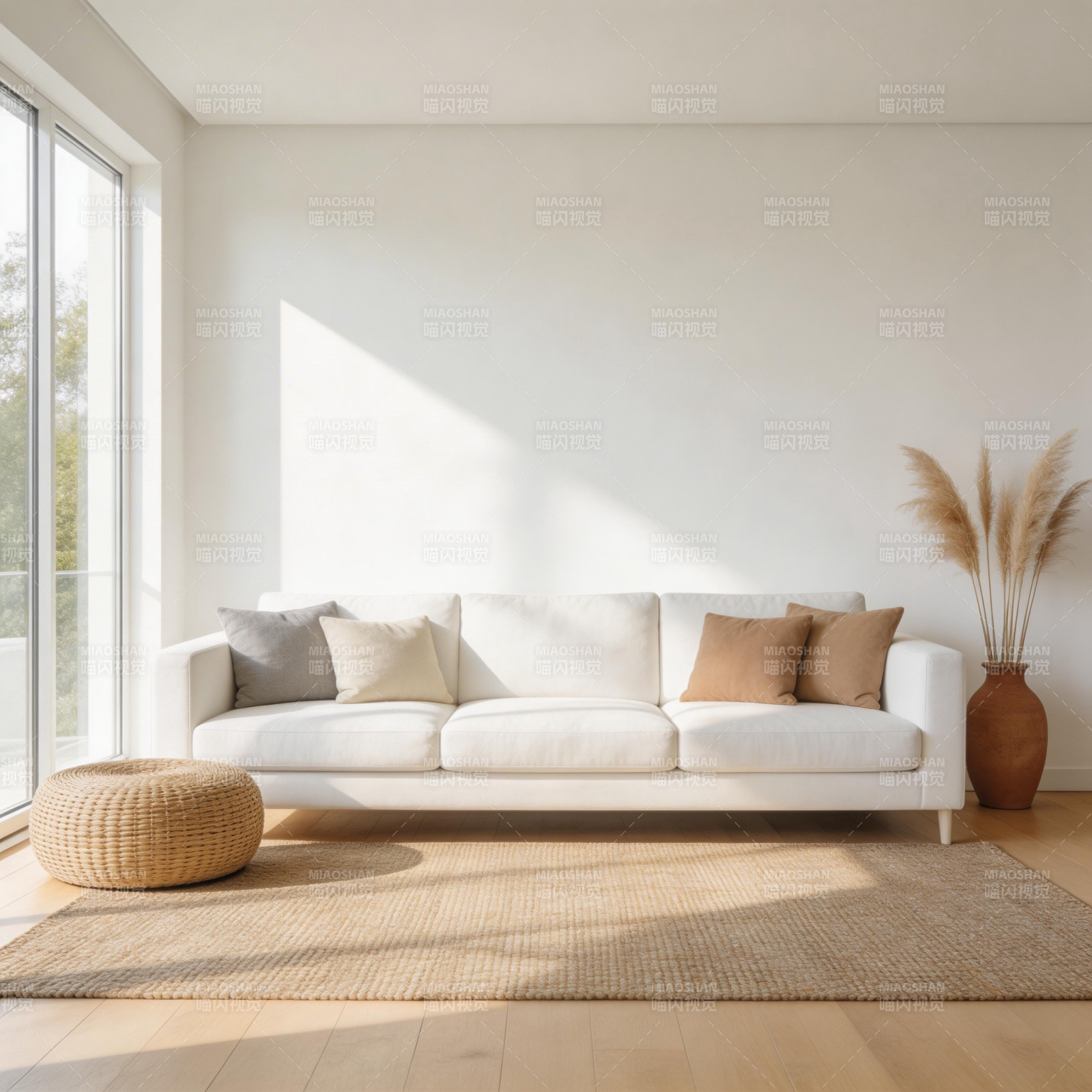 简约客厅阳光照图片