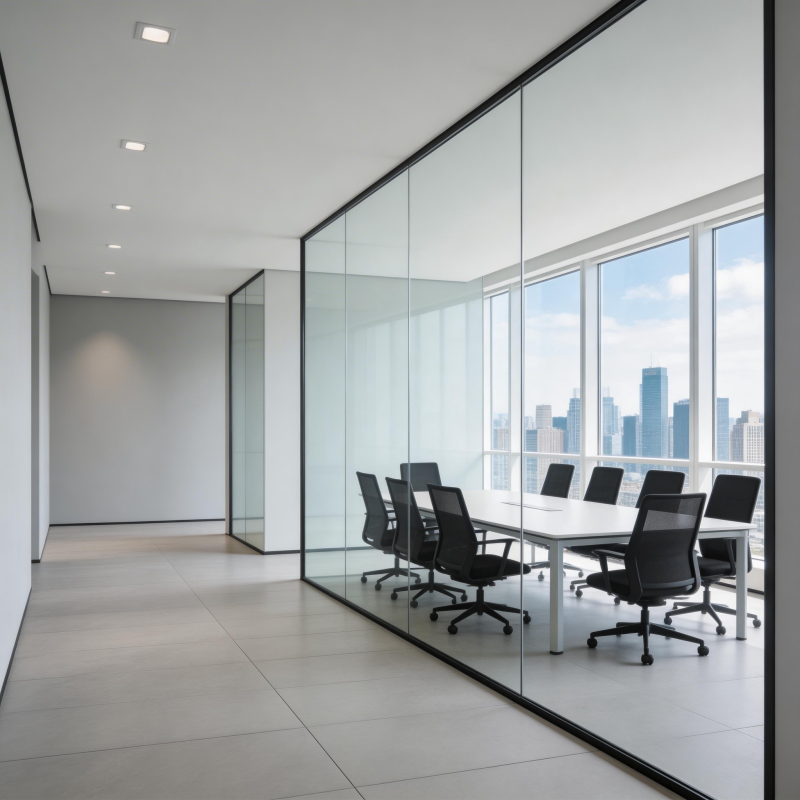 现代会议室全景图片