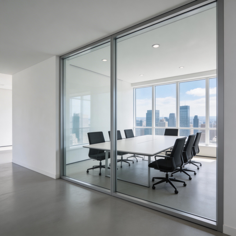 现代会议室全景图片