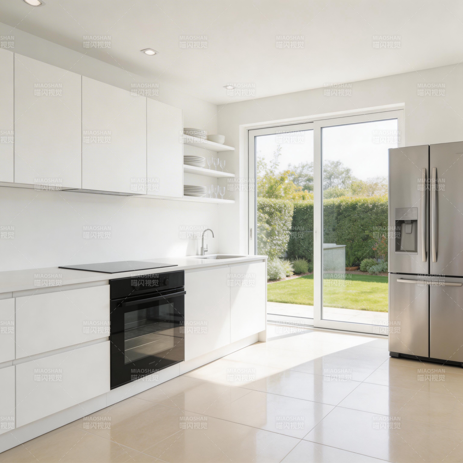 现代简约厨房图片