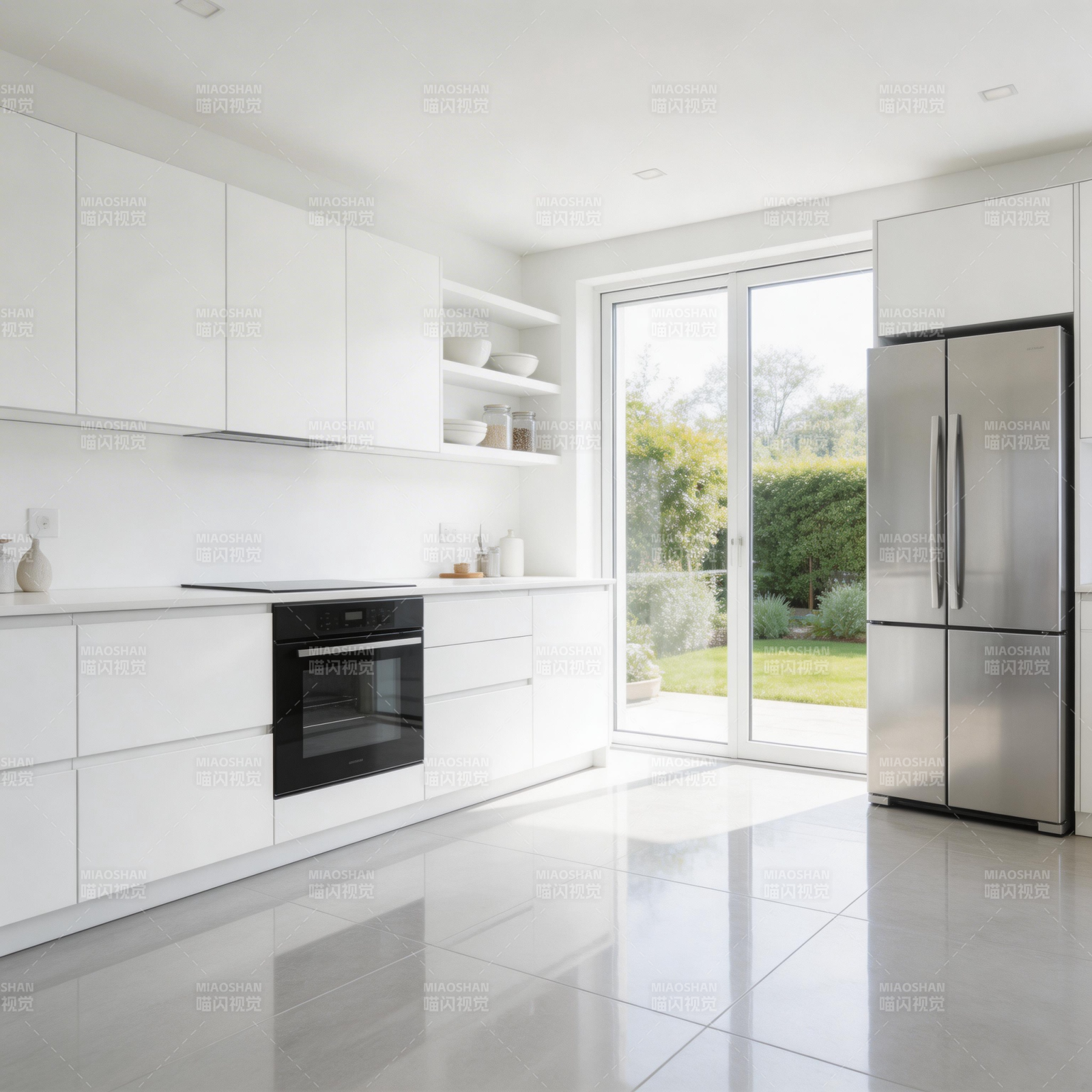 现代简约厨房图片