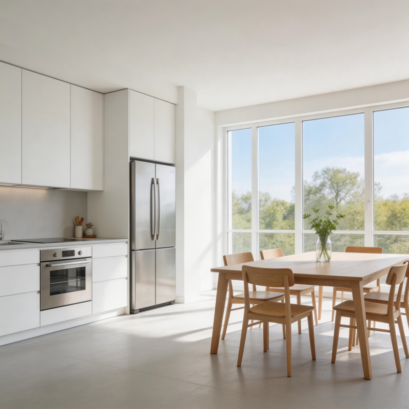 现代简约厨房餐厅图片