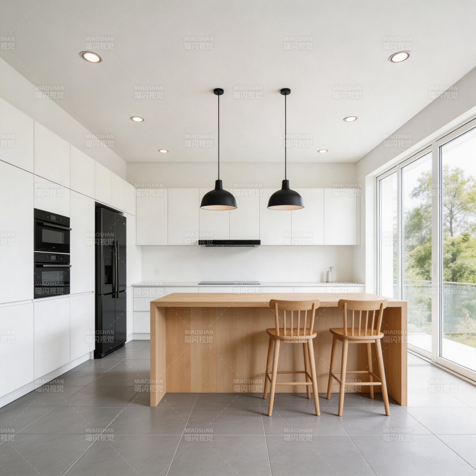 现代简约厨房设计图片