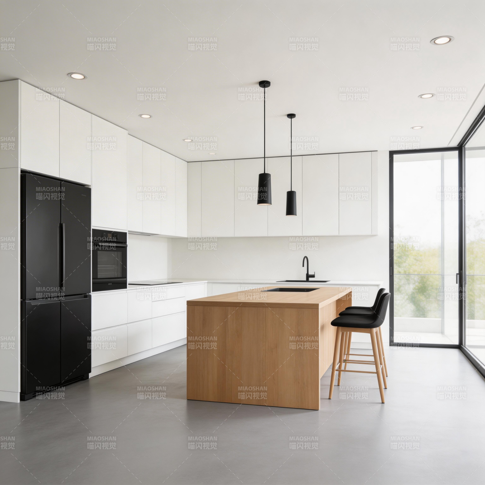 现代简约厨房设计图片