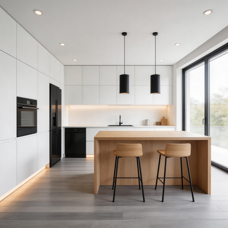 现代简约厨房设计图片