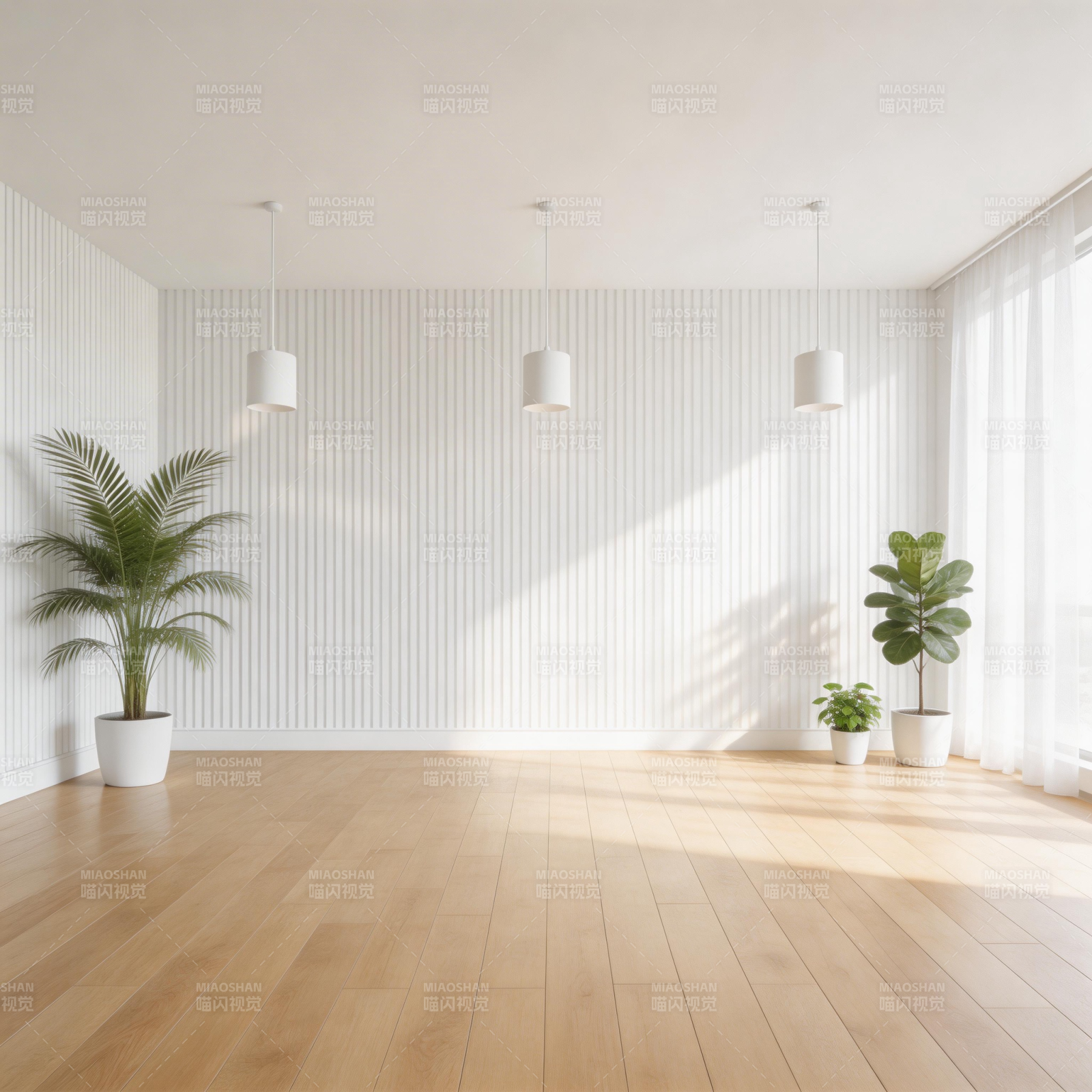 简约明亮的室内空间图片