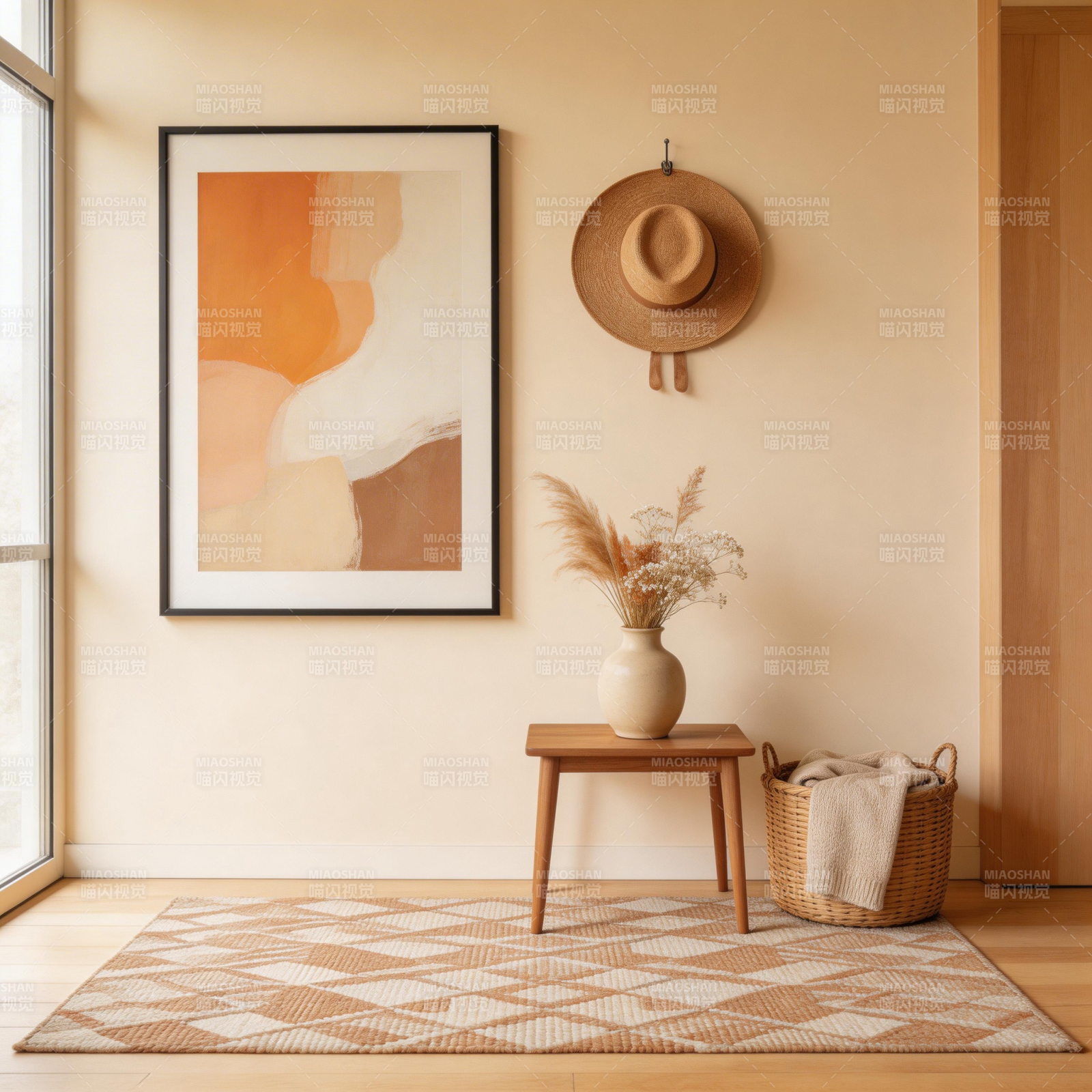 温馨北欧风角落图片