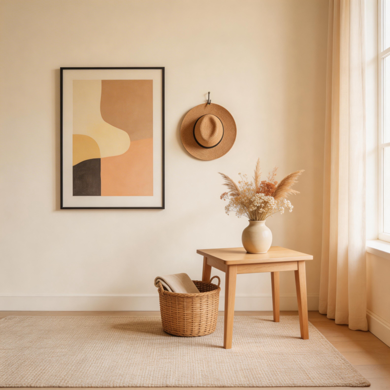 简约家居一角图片