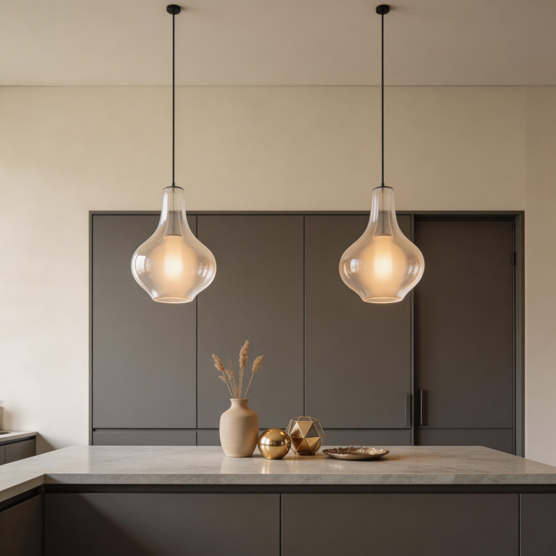 现代厨房吊灯设计图片