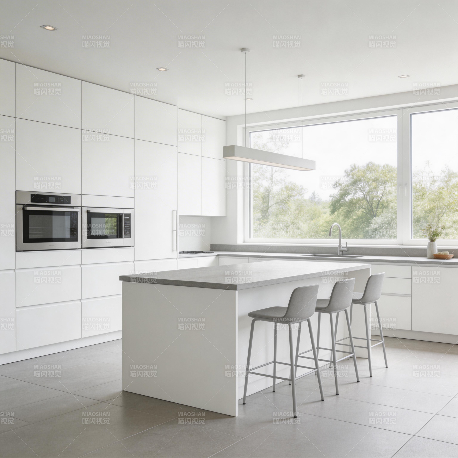 现代简约厨房设计图片