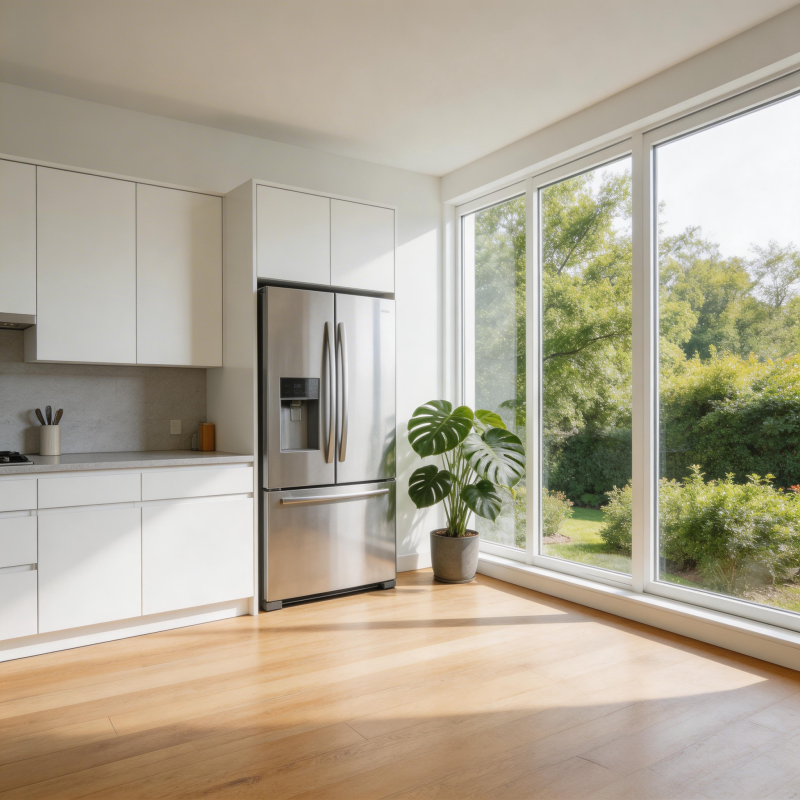 现代厨房 明亮通透图片