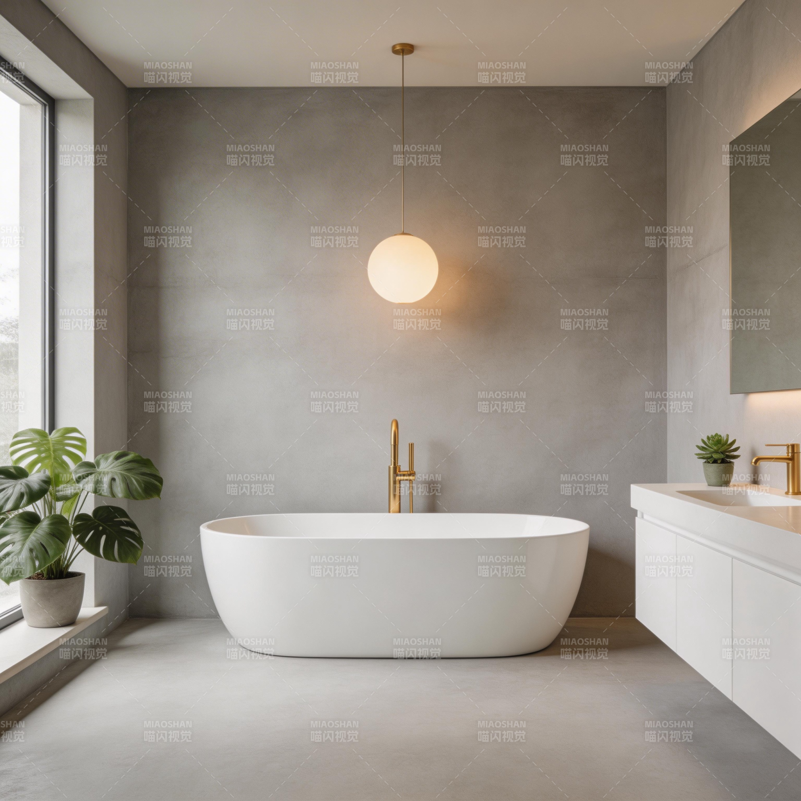 现代简约浴室设计图片