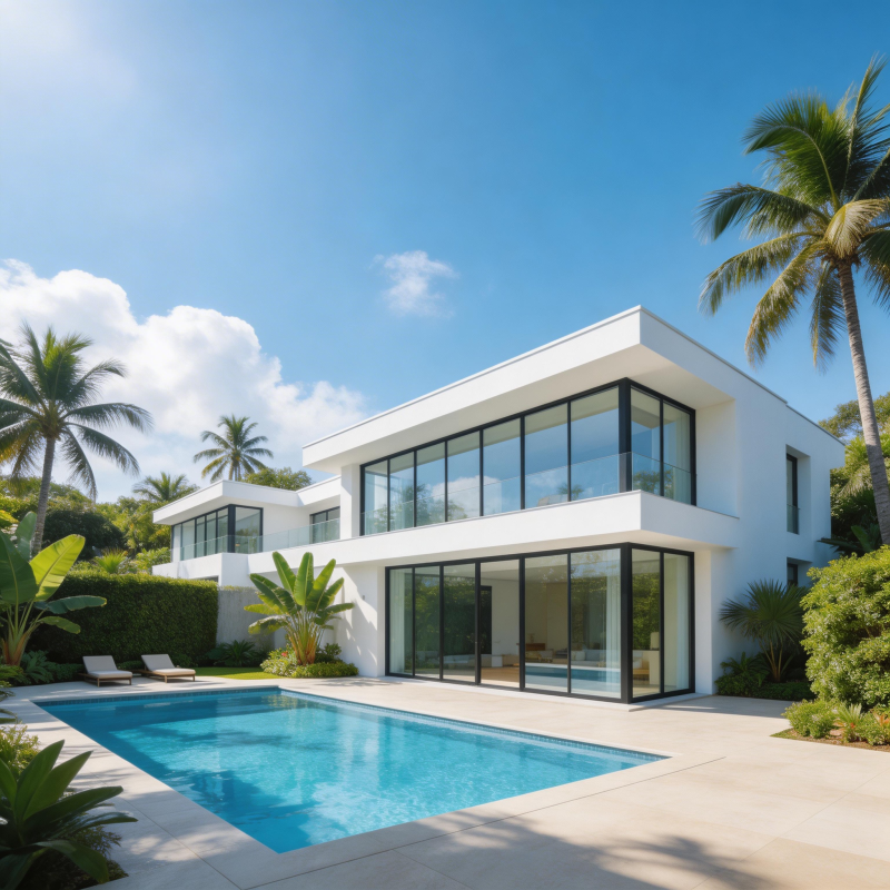 现代海滨别墅图片