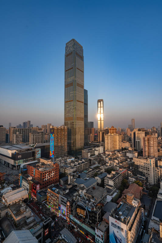 城市天际线图片