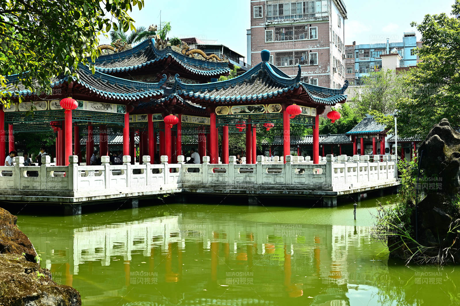 深圳龙园传统建筑亭台楼阁图片