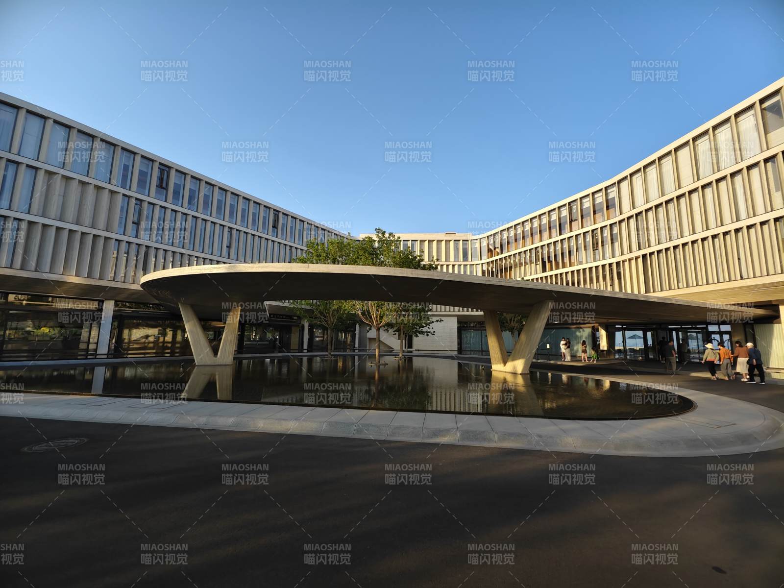 现代建筑庭院景观 阿那亚澜汐酒店图片