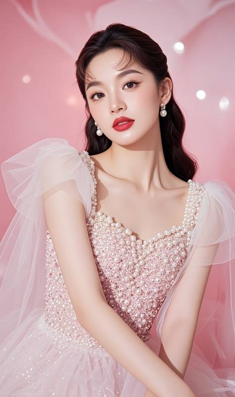 梦幻珍珠礼服图片