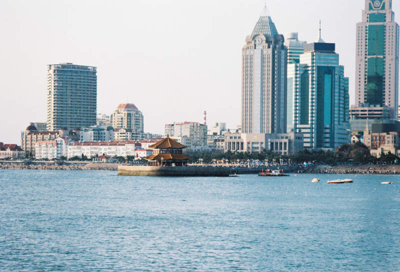 海滨城市风光图片