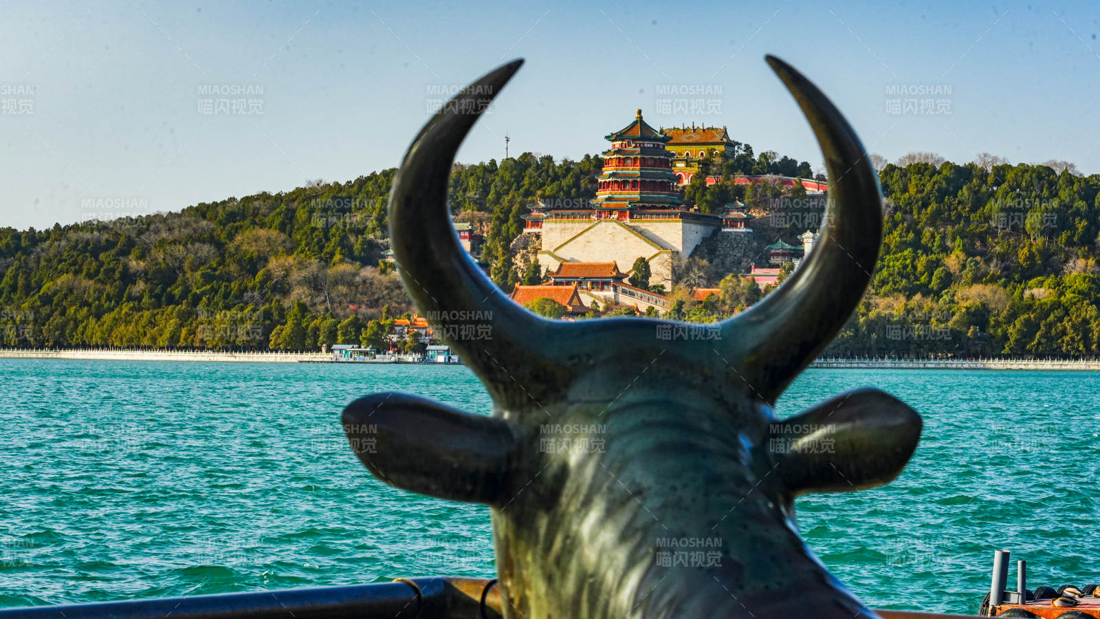 颐和园牛首望湖楼图片