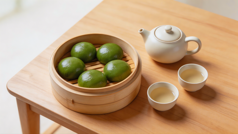 青团茶点 春日雅韵图片