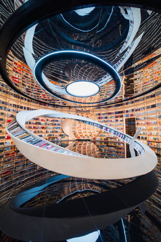 未来图书馆空间图片