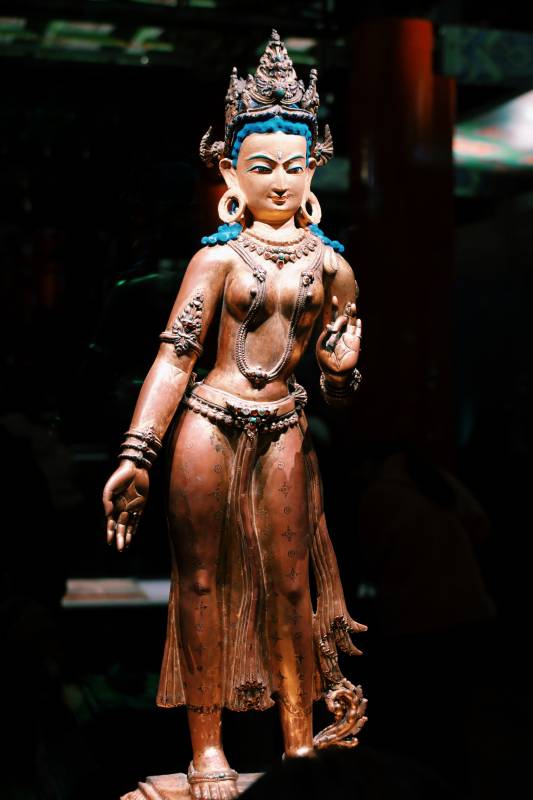 尼泊尔度母造像图片
