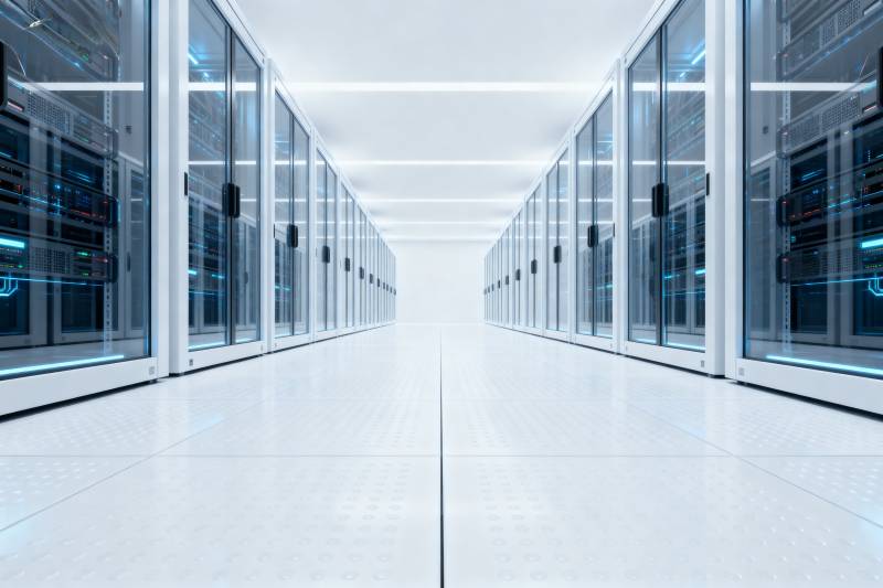 数据中心机房走廊图片