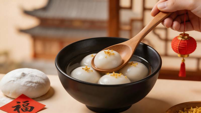 元宵佳节汤圆香图片