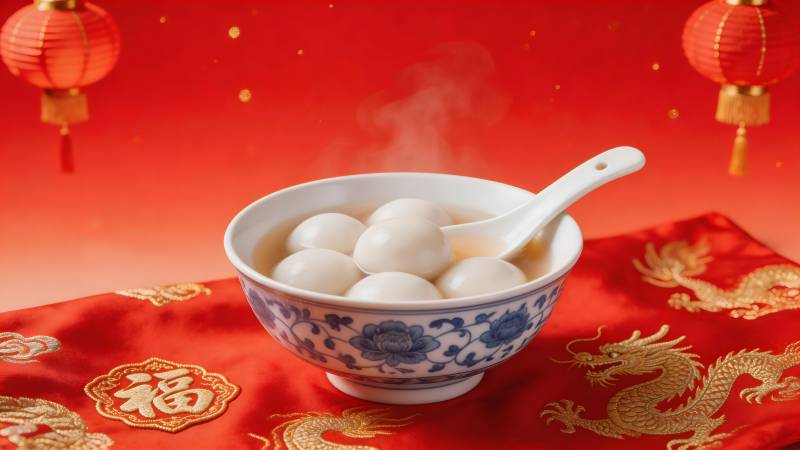 元宵佳节汤圆香图片