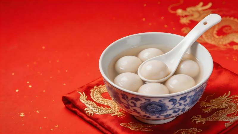 元宵汤圆喜庆团圆图片
