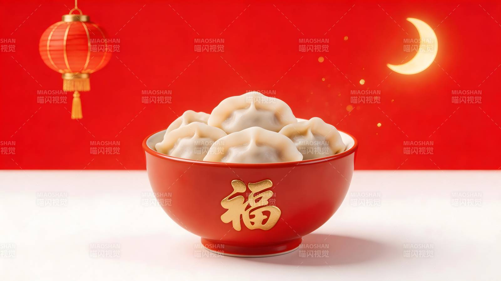 福满团圆饺子宴图片