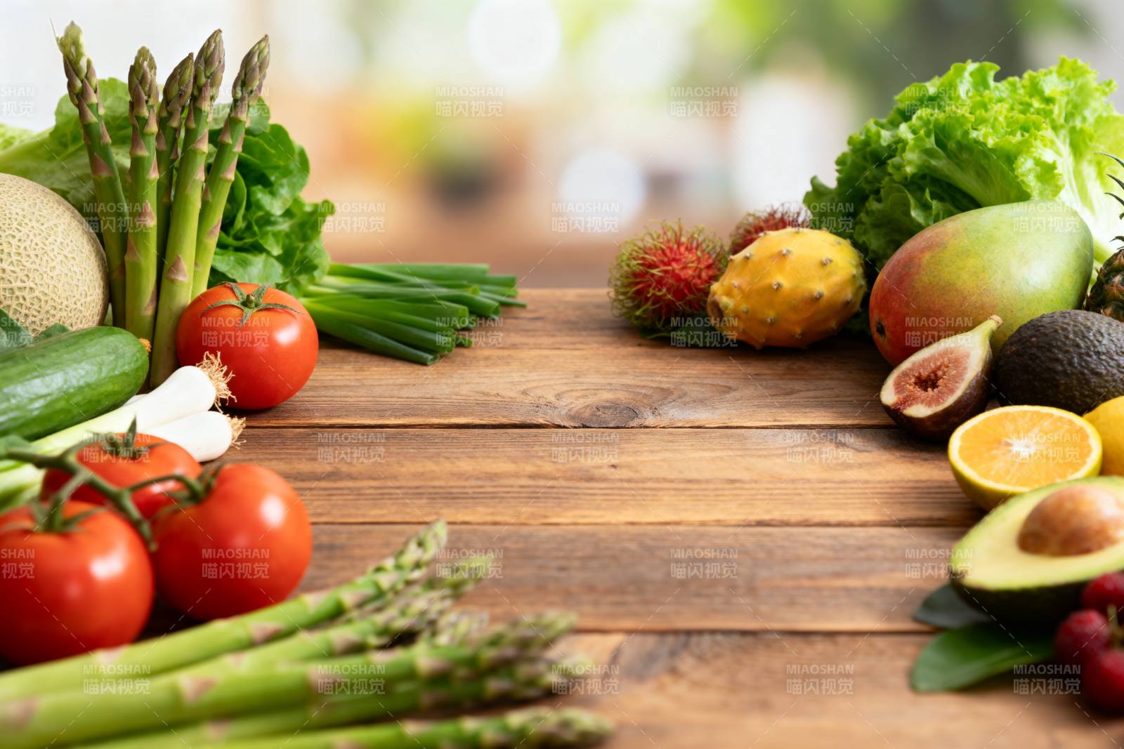 新鲜果蔬摆盘图片