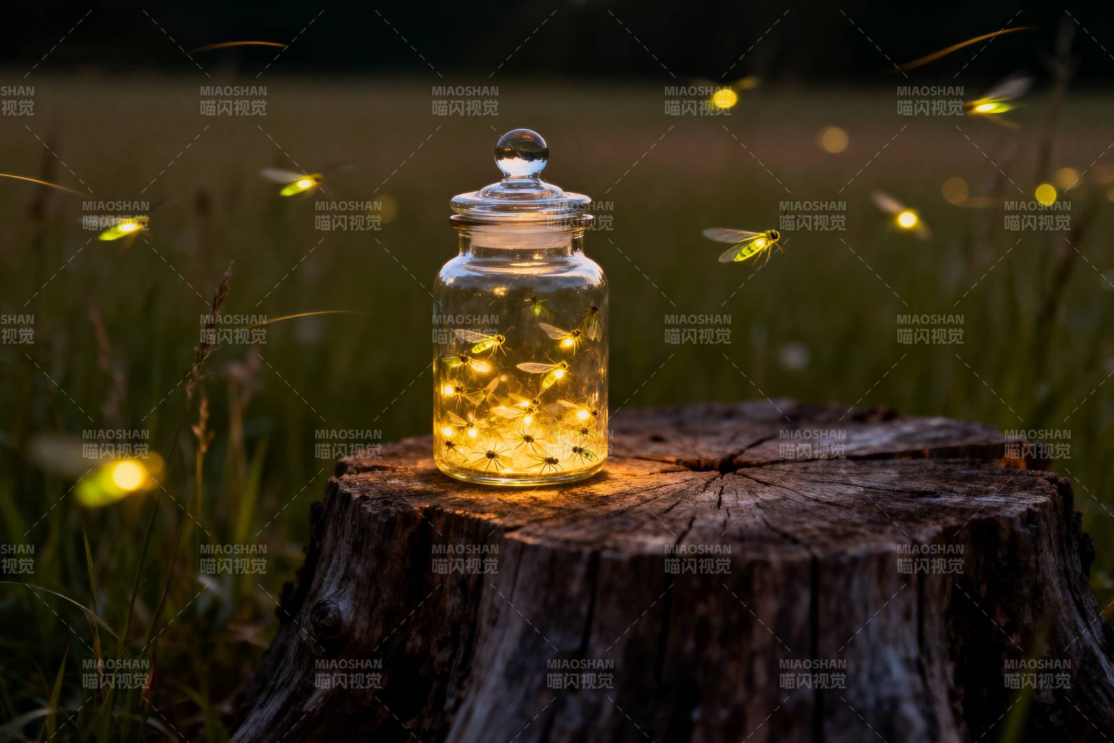 萤火虫之光图片