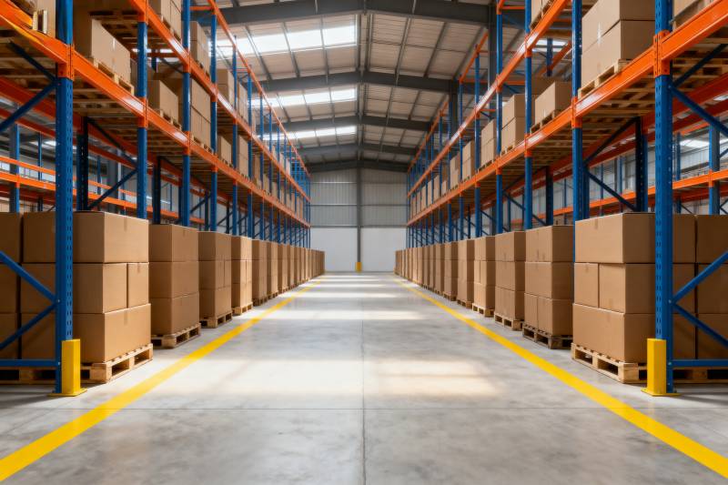 整洁仓库通道图片