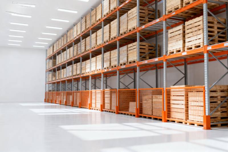 现代化仓储货架图片