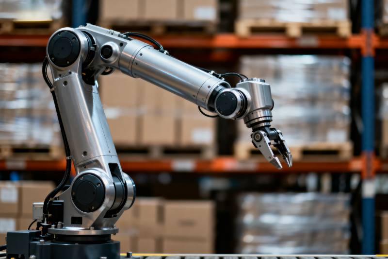 智能机械臂作业图片