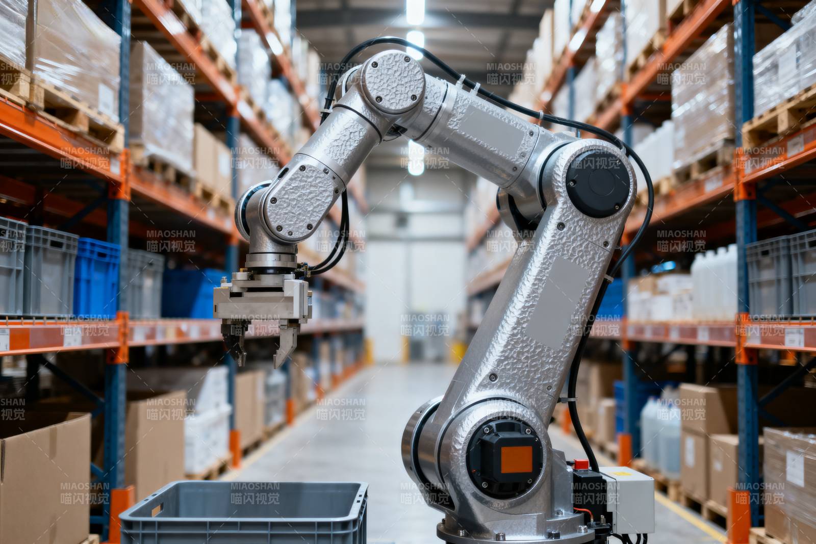 智能仓储机械臂图片