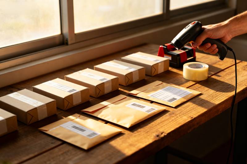 包裹打包中图片