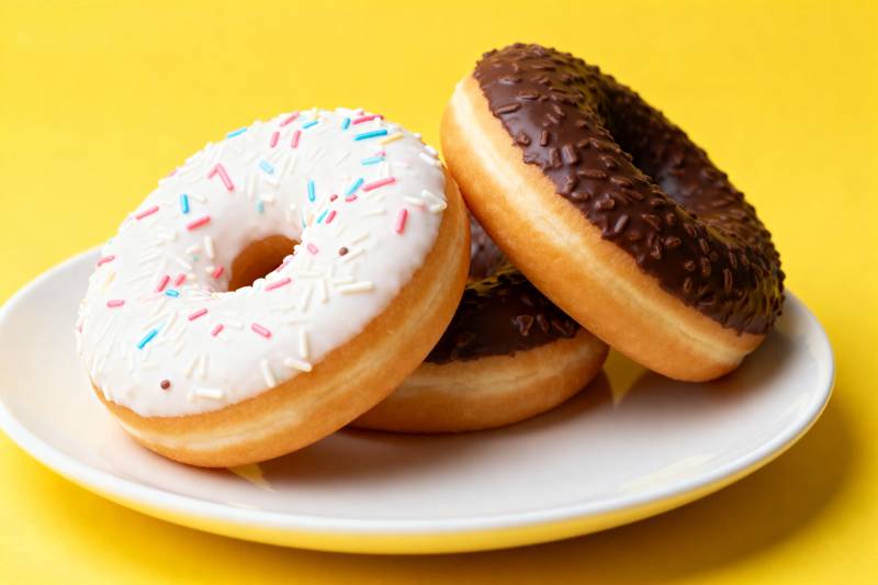 甜甜圈美味诱人图片