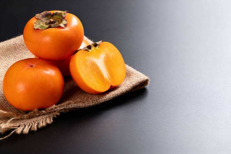 柿子静物图图片