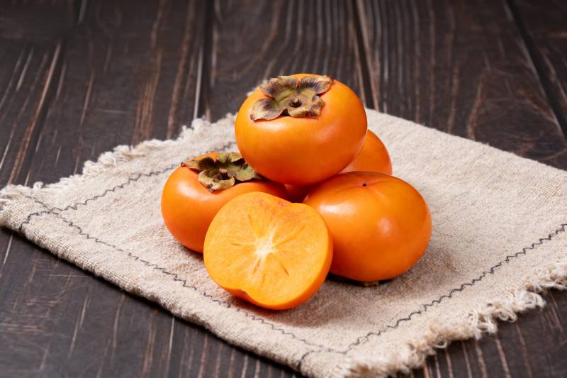 柿子静物图图片